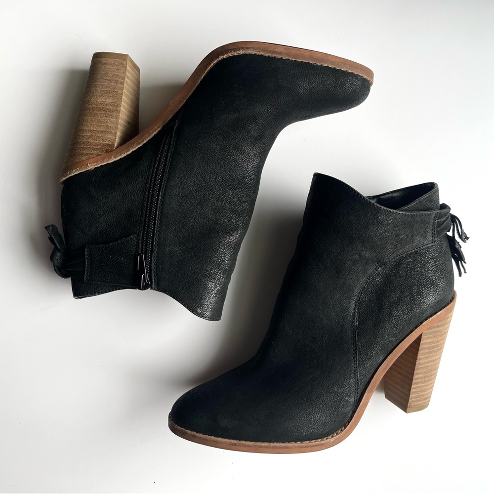 Black Women's High Heel Ankle Boot